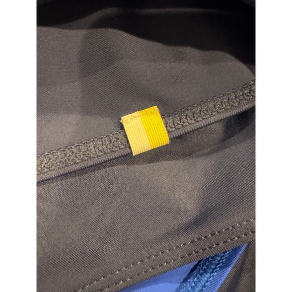 SUMMERSALT Ruffle Back Flip One Piece Bathing Suit Size 14 Blue and Black - Picture 4 of 4